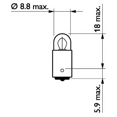 Лампа автомобильная Philips 12910CP