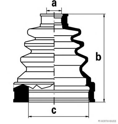  Bota de proteção interna de junta homocinética do semieixo dianteiro Toyota Camry III sedan (V10) (1991 - 1996) III