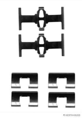 Kit de molas de fixação de sapatas de disco traseiras J3664010 Jakoparts