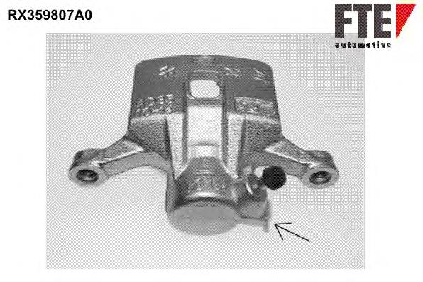 RX359807A0 FTE suporte do freio traseiro esquerdo