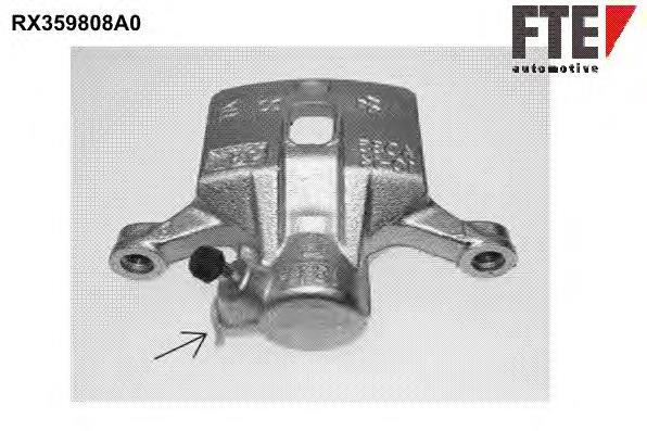 RX359808A0 FTE suporte do freio traseiro direito