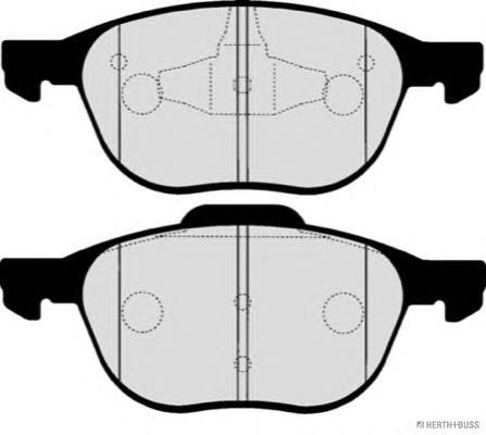 Sapatas do freio dianteiras de disco 940111 Frenkit