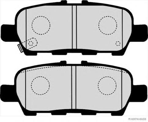Купить J3611051 Jakoparts Колодки тормозные задние, дисковые