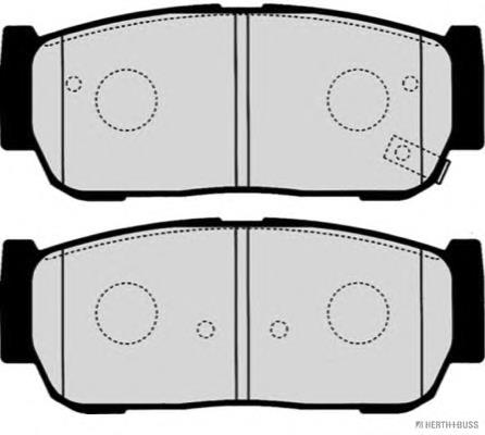 Купить J3610403 Jakoparts Колодки тормозные задние, дисковые