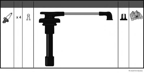 J5384014 Jakoparts fios de alta voltagem, kit