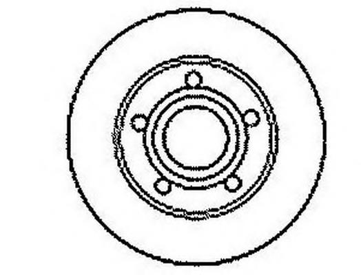 Тормозные диски 561247B Jurid/Bendix