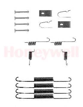 Монтажный комплект задних барабанных колодок 771093B Jurid/Bendix