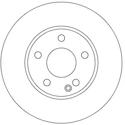 562309B Jurid/Bendix диск тормозной передний