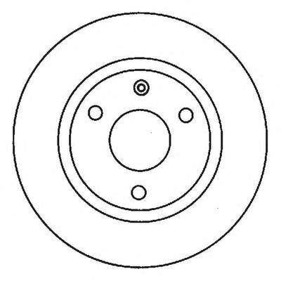 561682B Jurid/Bendix диск тормозной передний