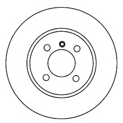 561981B Jurid/Bendix диск тормозной передний
