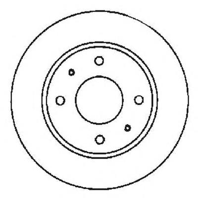 561592B Jurid/Bendix диск тормозной передний