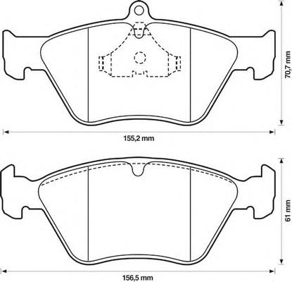 Купить 571530B Jurid/Bendix Колодки тормозные