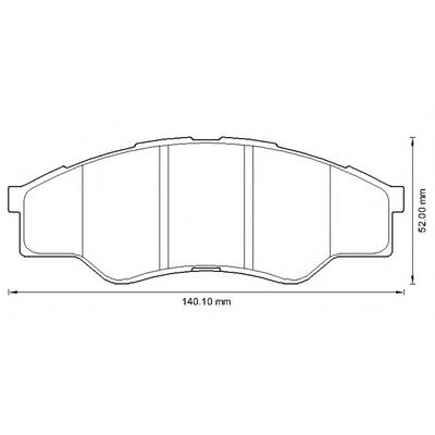 Купить 572642B Jurid/Bendix Колодки тормозные