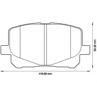 Передние тормозные колодки 572563B Jurid/Bendix