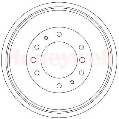 Tambor do freio traseiro 14A67410 Brembo