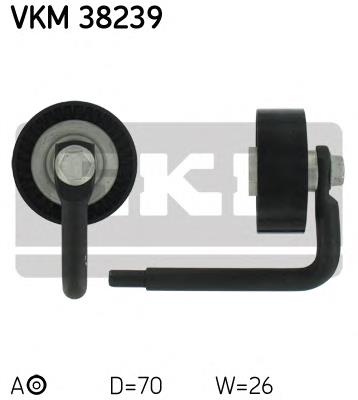 VKM38239 SKF rolo de reguladora de tensão da correia de transmissão