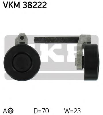 VKM38222 SKF rolo de reguladora de tensão da correia de transmissão