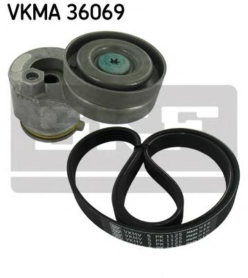 Correia dos conjuntos de transmissão, kit VKMA36069 SKF