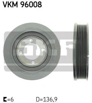 Polia de cambota VKM96008 SKF