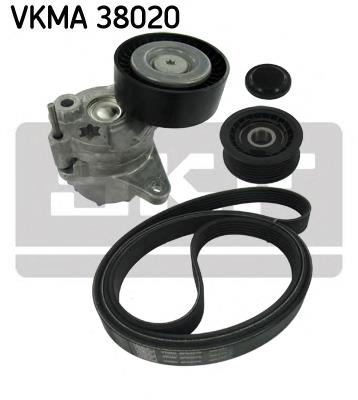 VKMA38020 SKF correia dos conjuntos de transmissão, kit