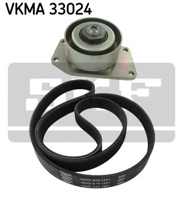 Correia dos conjuntos de transmissão, kit VKMA33024 SKF