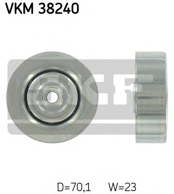 VKM38240 SKF rolo parasita da correia de transmissão