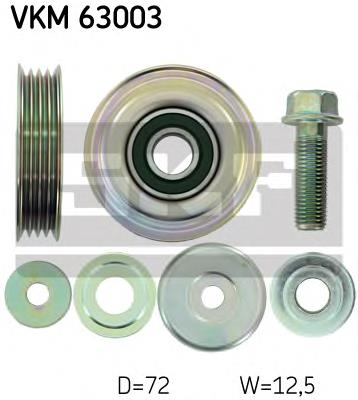 Rolo de reguladora de tensão da correia de transmissão VKM63003 SKF