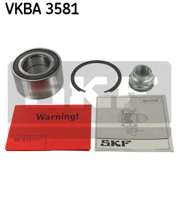 VKBA 3581 SKF rolamento de cubo dianteiro