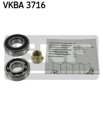 VKBA3716 SKF rolamento de cubo traseiro