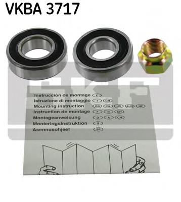 VKBA3717 SKF rolamento de cubo traseiro