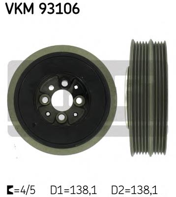 Шкив коленвала VKM93106 SKF