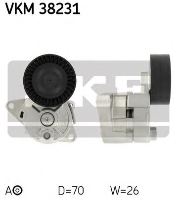 VKM 38231 SKF reguladora de tensão da correia de transmissão