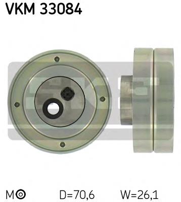 VKM33084 SKF rolo parasita da correia de transmissão