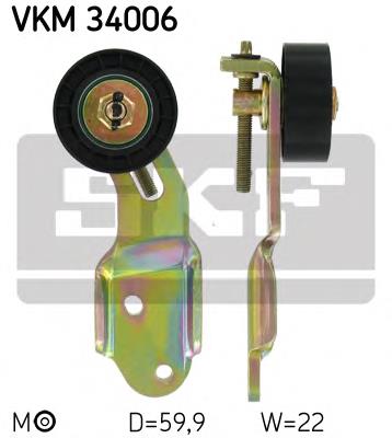 VKM34006 SKF натяжной ролик