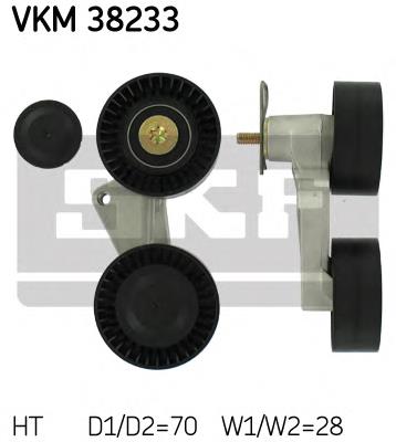 VKM38233 SKF consola de reguladora de tensão da correia de transmissão