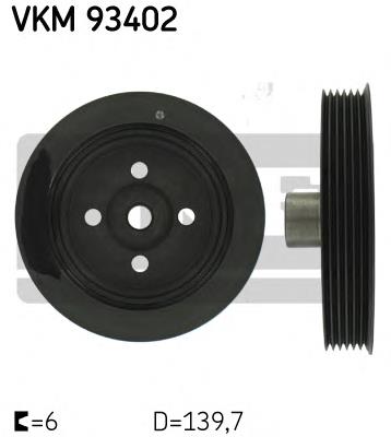 VKM93402 SKF polia de cambota