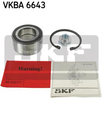 VKBA6643 SKF rolamento de cubo dianteiro