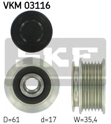 VKM03116 SKF polia do gerador