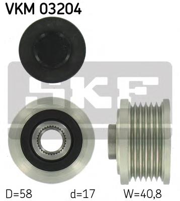 VKM03204 SKF polia do gerador