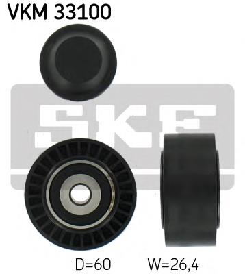 VKM33100 SKF rolo parasita da correia de transmissão