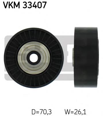VKM 33407 SKF rolo parasita da correia de transmissão