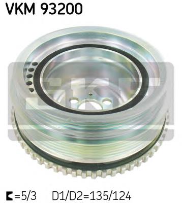 Polia de cambota VKM93200 SKF