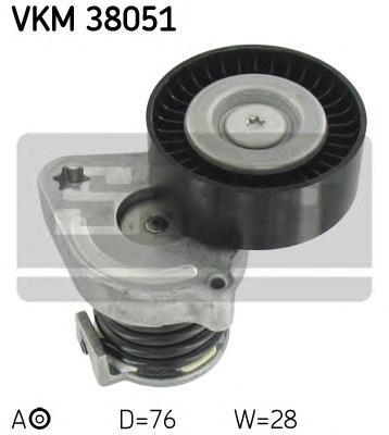 VKM38051 SKF reguladora de tensão da correia de transmissão
