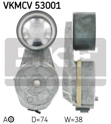 VKMCV53001 SKF reguladora de tensão da correia de transmissão