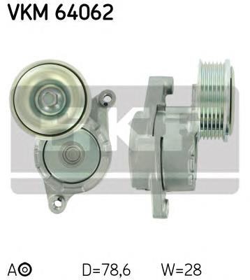 Reguladora de tensão da correia de transmissão VKM64062 SKF