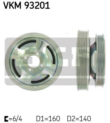 VKM93201 SKF polia de cambota