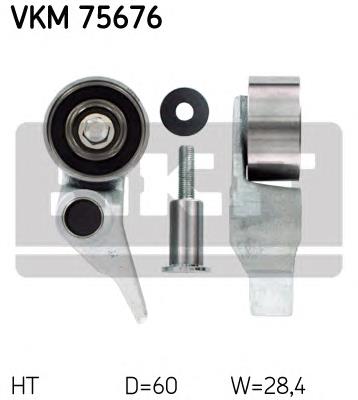 VKM75676 SKF rolo de reguladora de tensão da correia do mecanismo de distribuição de gás