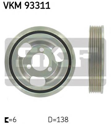 VKM93311 SKF polia de cambota