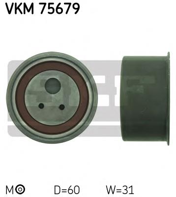 VKM 75679 SKF rolo parasita da correia do mecanismo de distribuição de gás