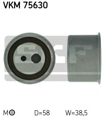 VKM 75630 SKF rolo parasita da correia do mecanismo de distribuição de gás